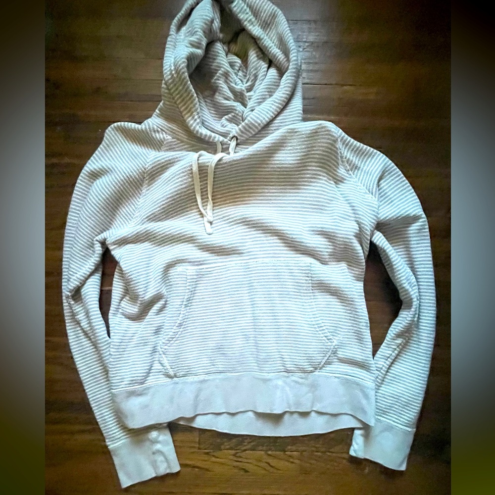 J Crew Striped Hoodie